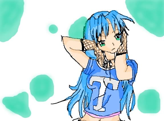 Anime semi punk girl
