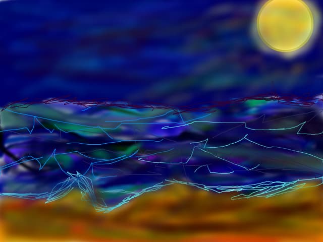 Noapte la mare