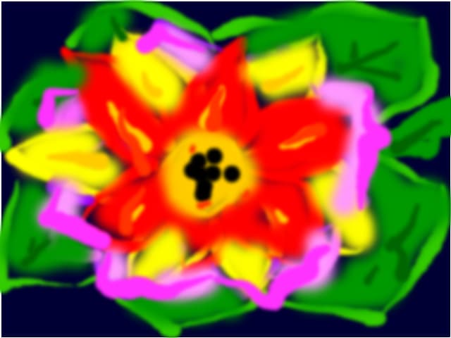 un buchet de flori