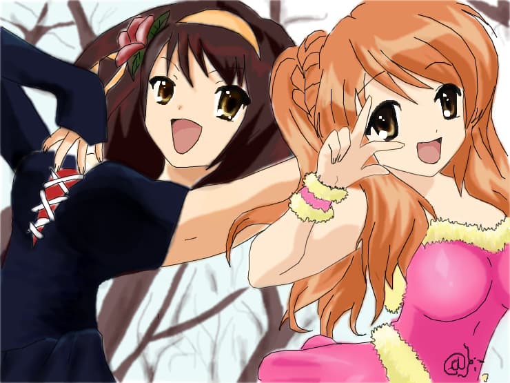 Haruhi &amp; Mikuru
