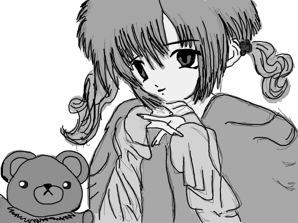 girl sweet cu ursuletz ^^