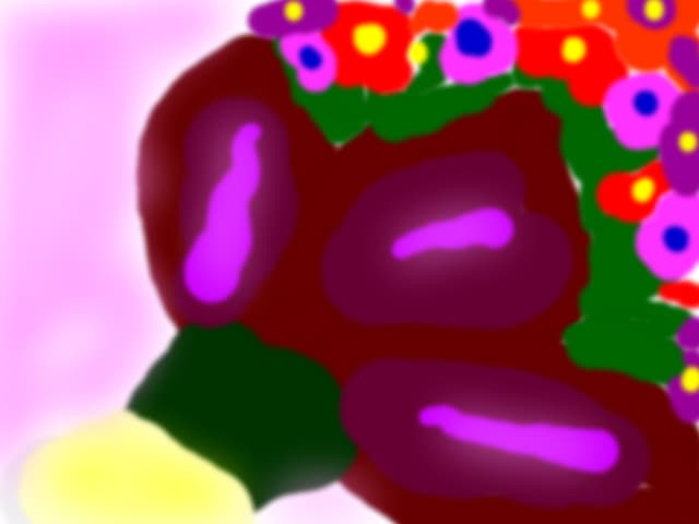 un buchet de flori