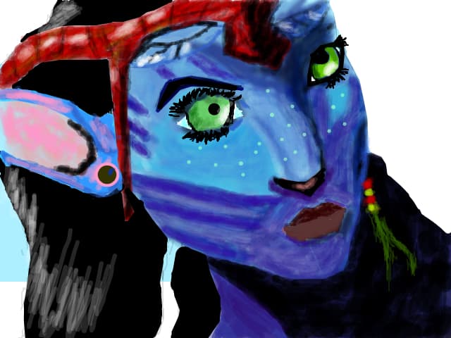 neytiri(modificat uitasem sa ii fac punctele de pe fata)