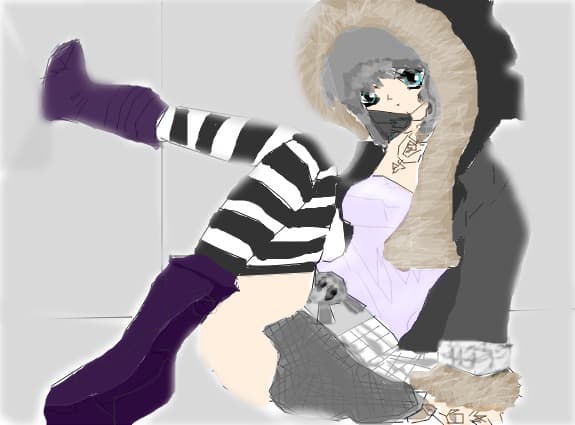 anime girl emo