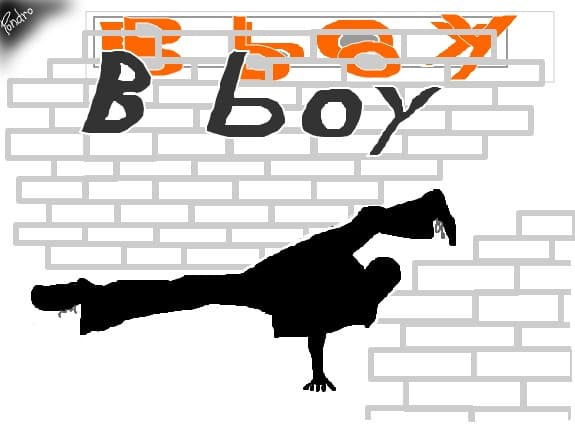 B-boy illustration