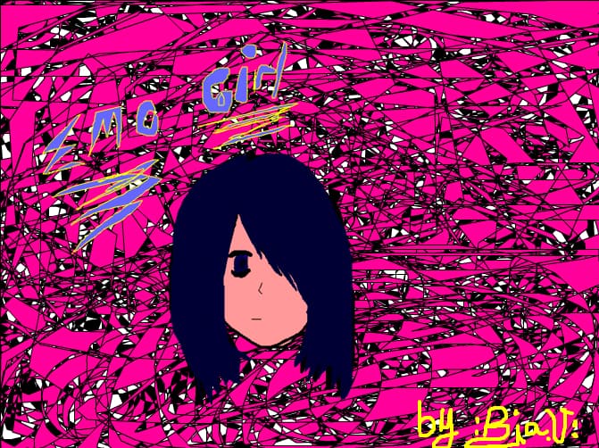 emo girl..