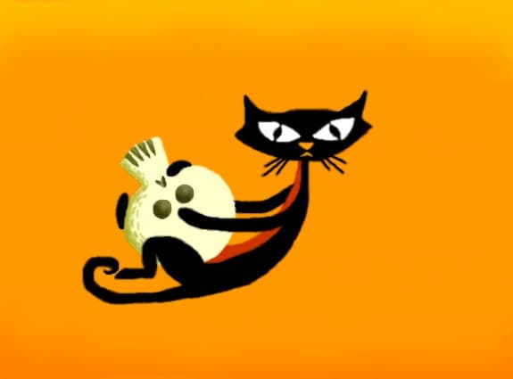 disturbed cat