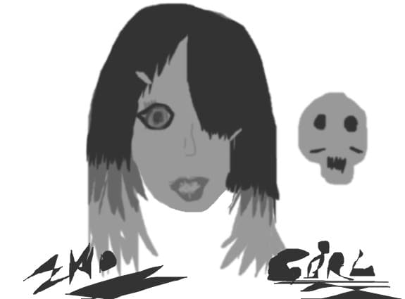 emo girl...