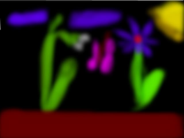 peisaj facut din blur