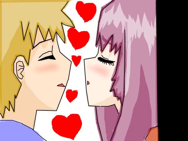 first kiss..so sweet:)