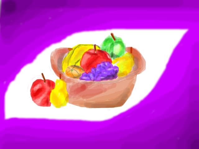 cos cu fructe