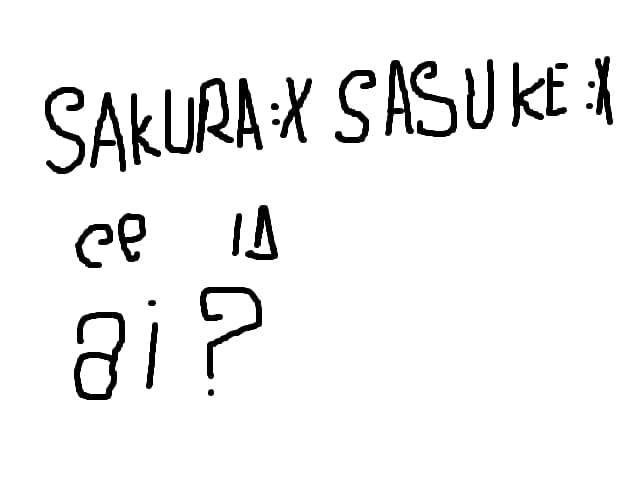 SAKURA:XSASUKE:X  CE ID AI??