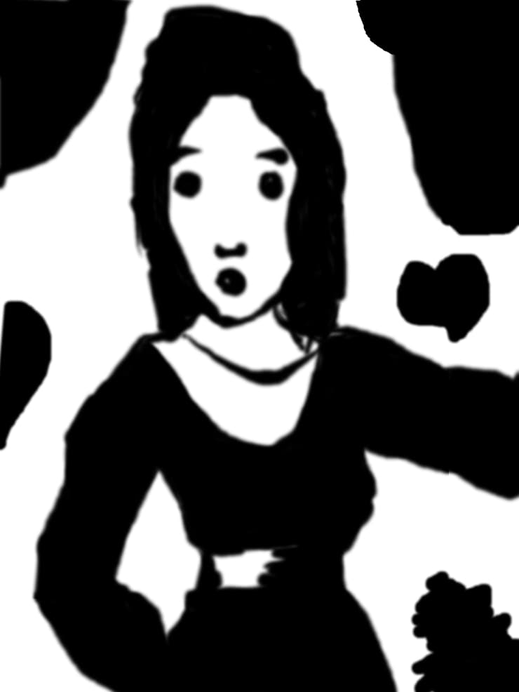 world in black and white