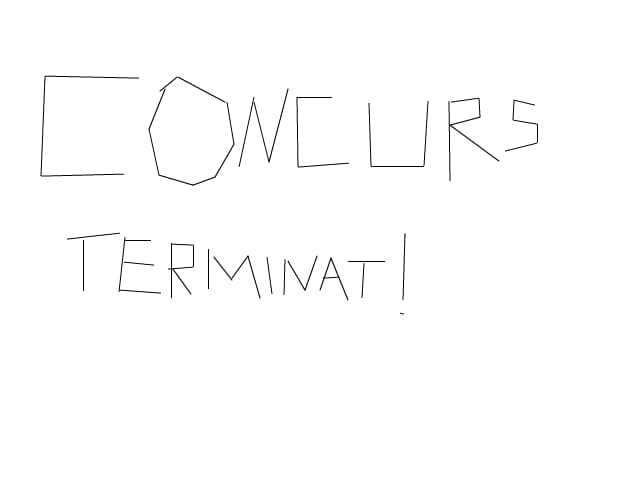 concurs terminat