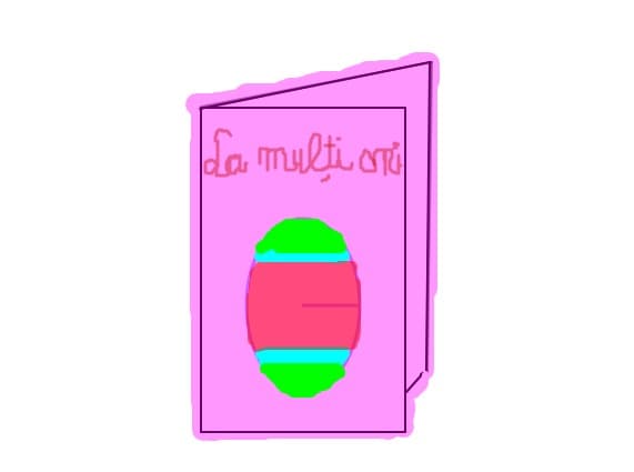 Felicitare de paste