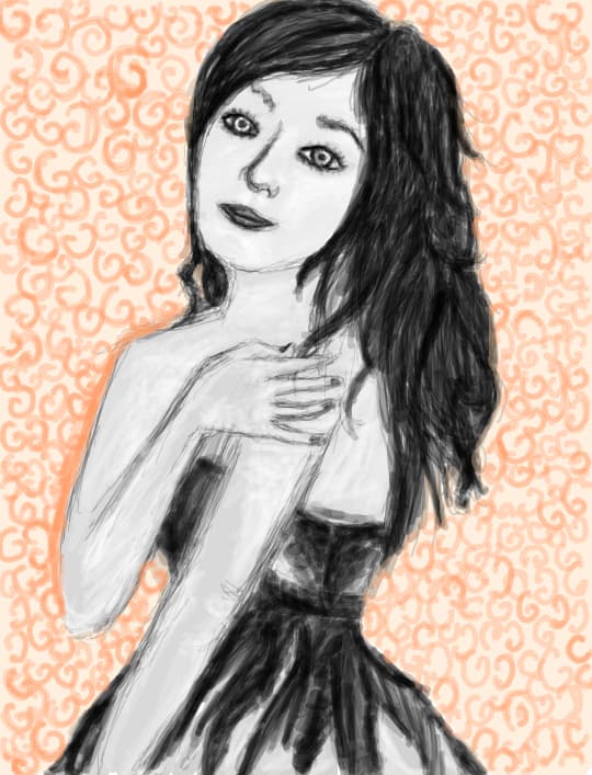 lady. portrait. cu drag pt essu :*