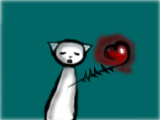 a cat without a heart