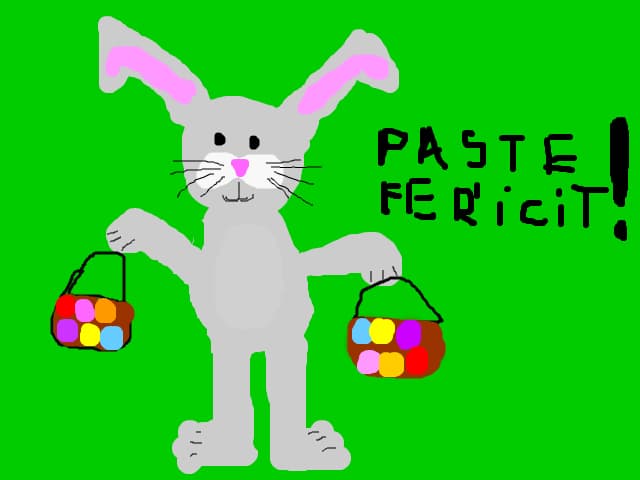 este un iepure de paste!!!!!!!!!