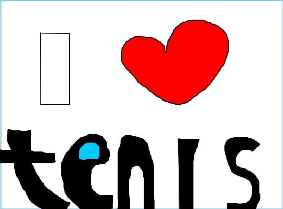 i love tenis
