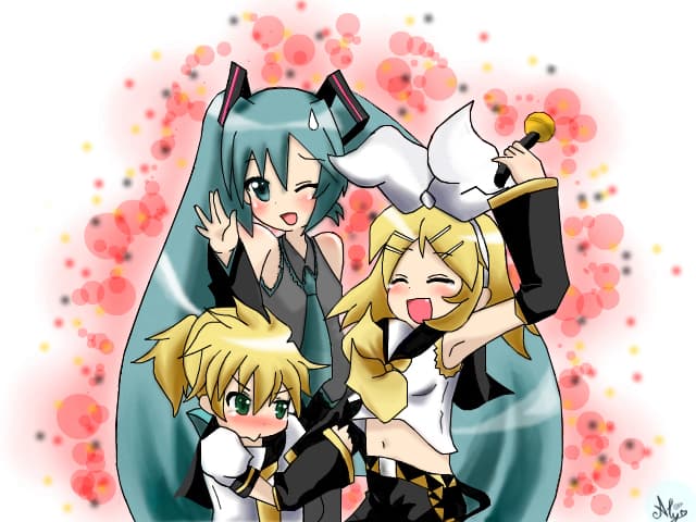 Miku, Rin and Len [ mare se vede terminat...-.-...]