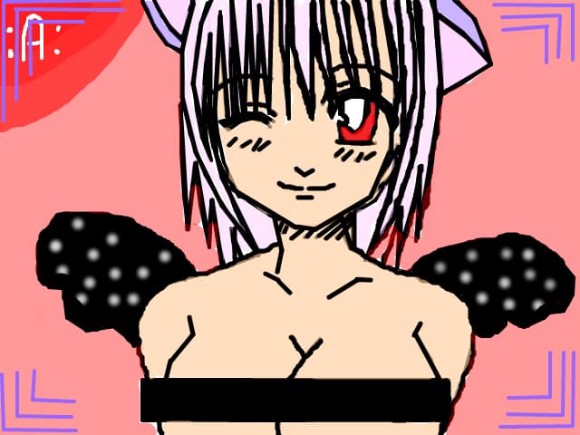 Censored Angel Kitty