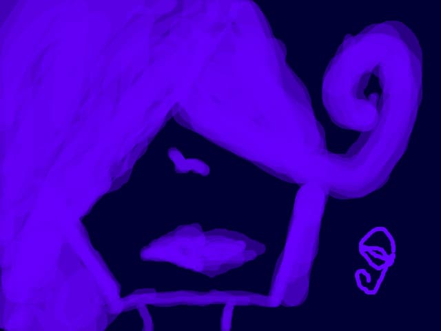 purple girl