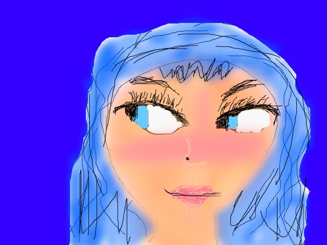 A BLUE GIRL