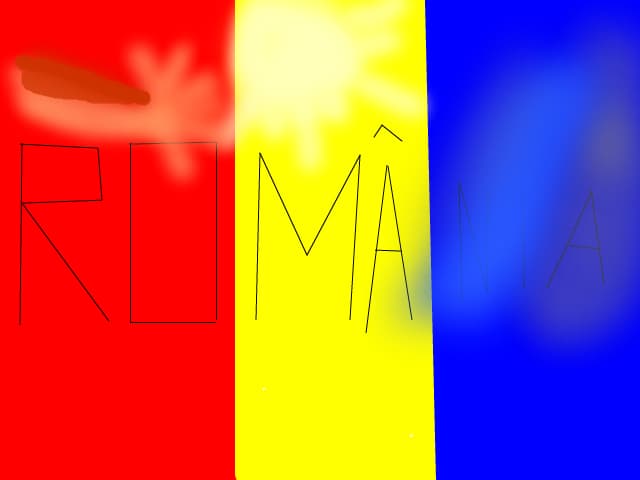 simbolurile rosului, galbenului si al albastrului (Romania)