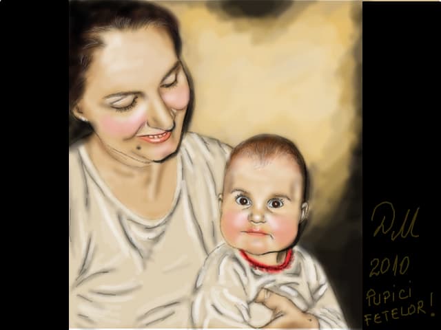 Mama si ingerasul ei