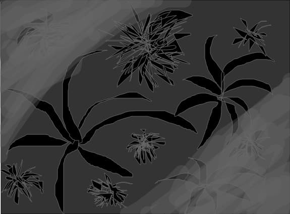 flori negre