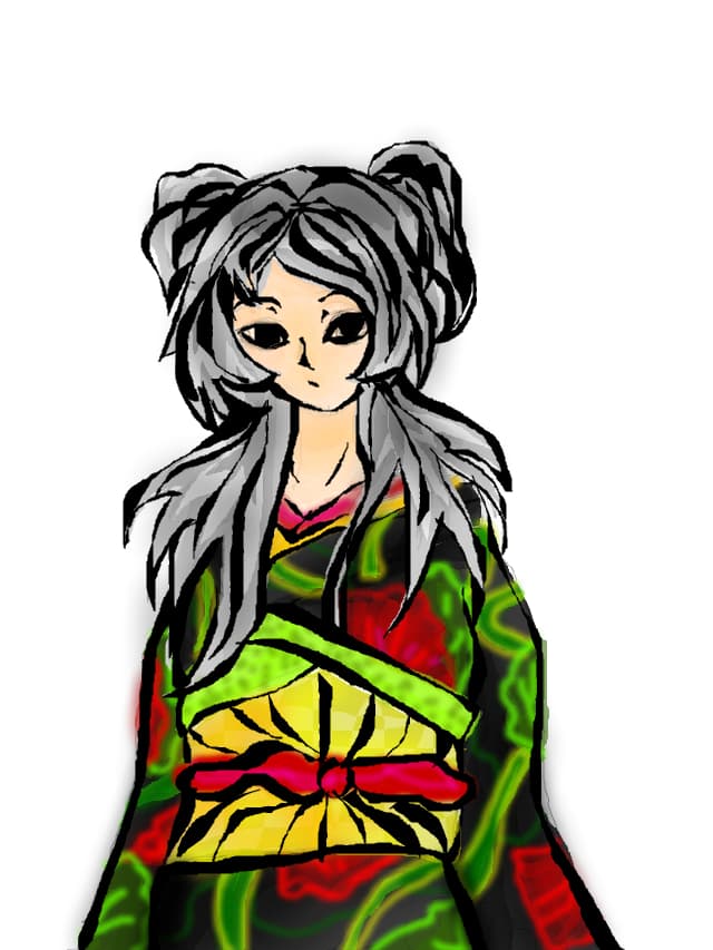 Kimono girl