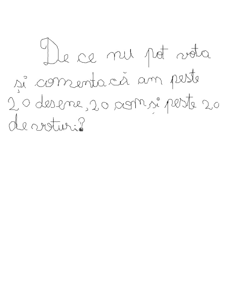 de ce nu pot vota si comenta