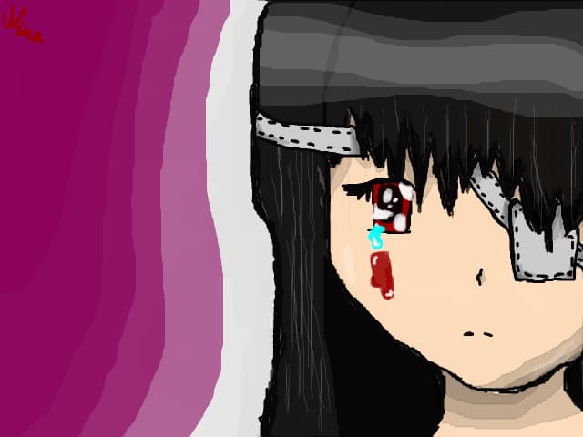 dark anime girl
