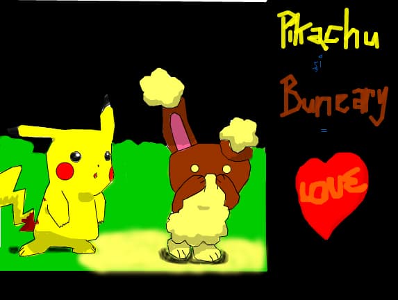 Pikachu &amp; Buneary = LOVE