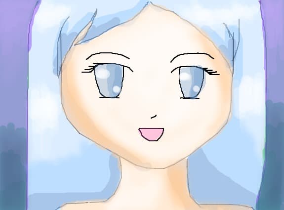 blue girl