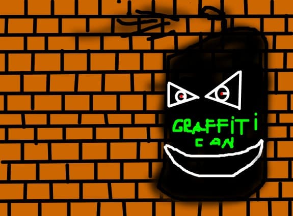 graffiti can