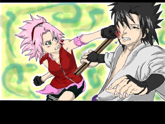 Sakura vs Sasuke