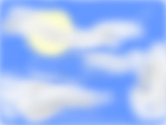 the sky...