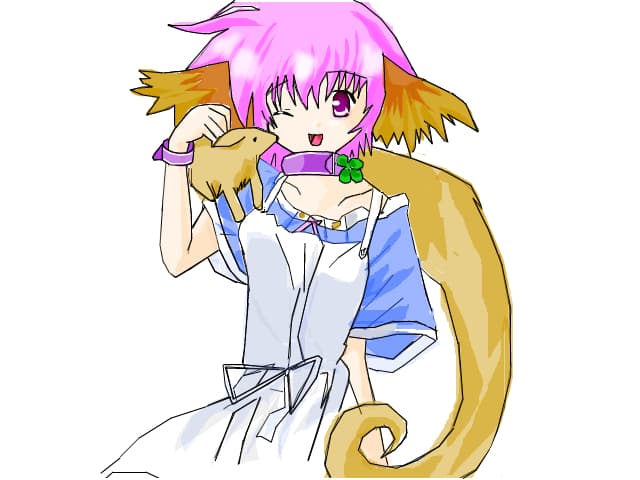 anime girl aniMALS