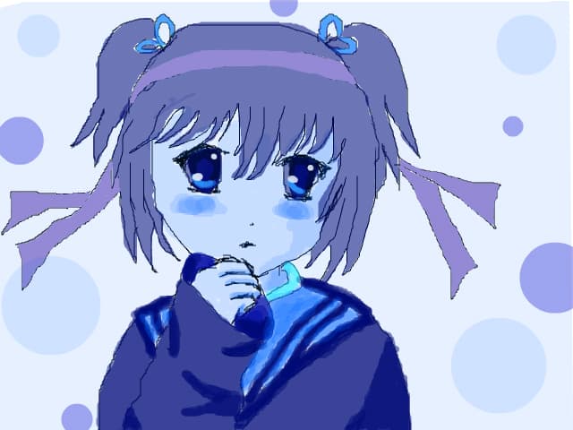 Blue girl