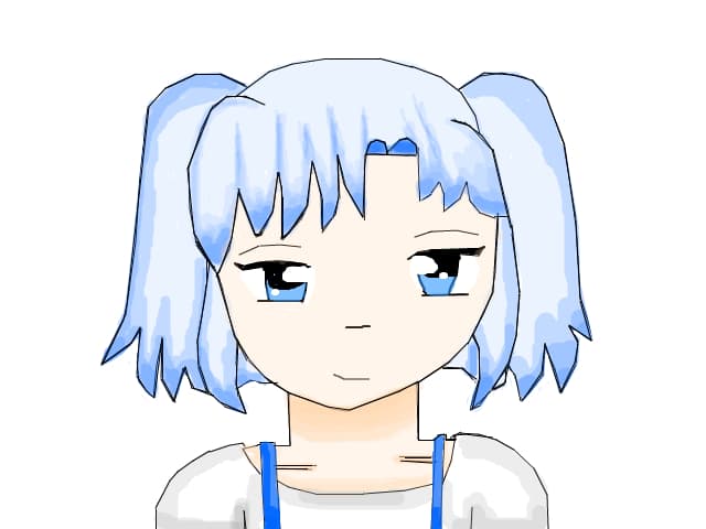 Anime Blue Girl