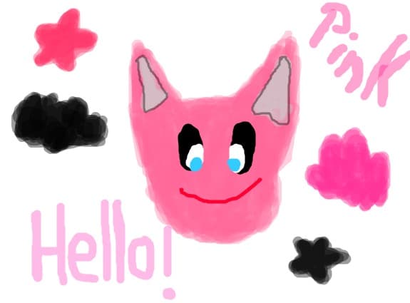 pink  and black