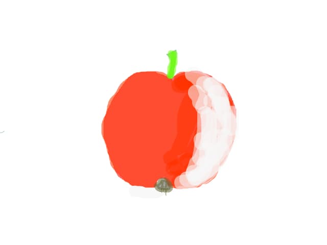 an apple