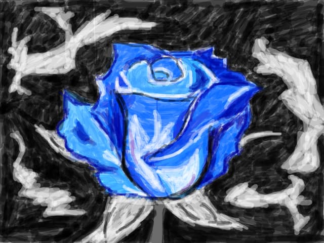 blue rose
