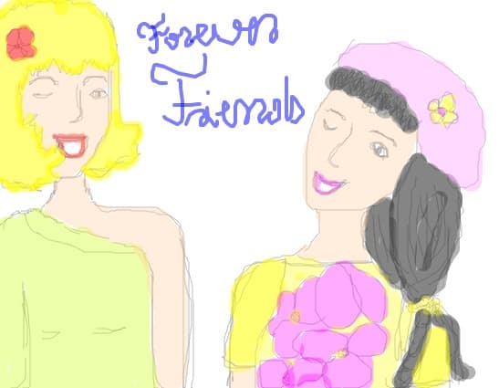 2 girls