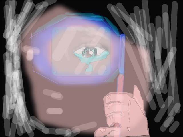 Alien throw the mask