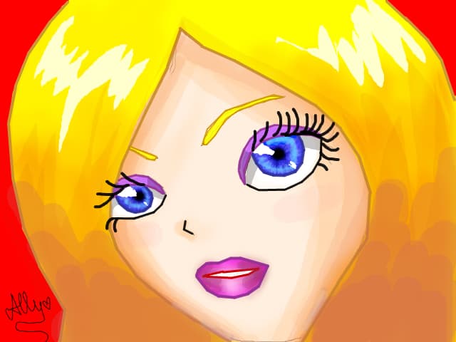 blonde doll