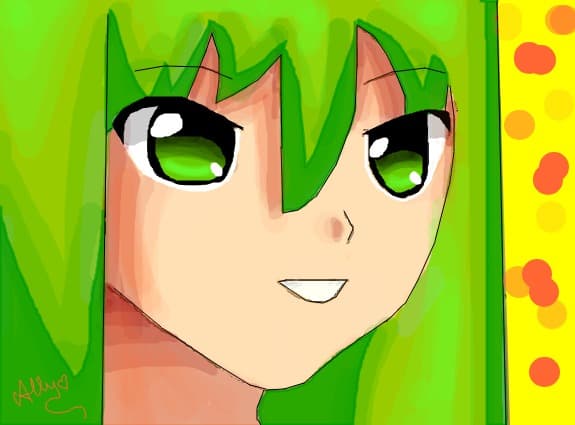 *green girl*