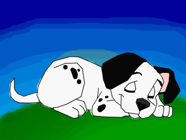 101 dalmatians sleep