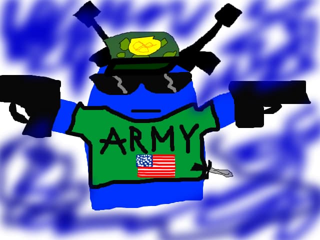Blue in Armata